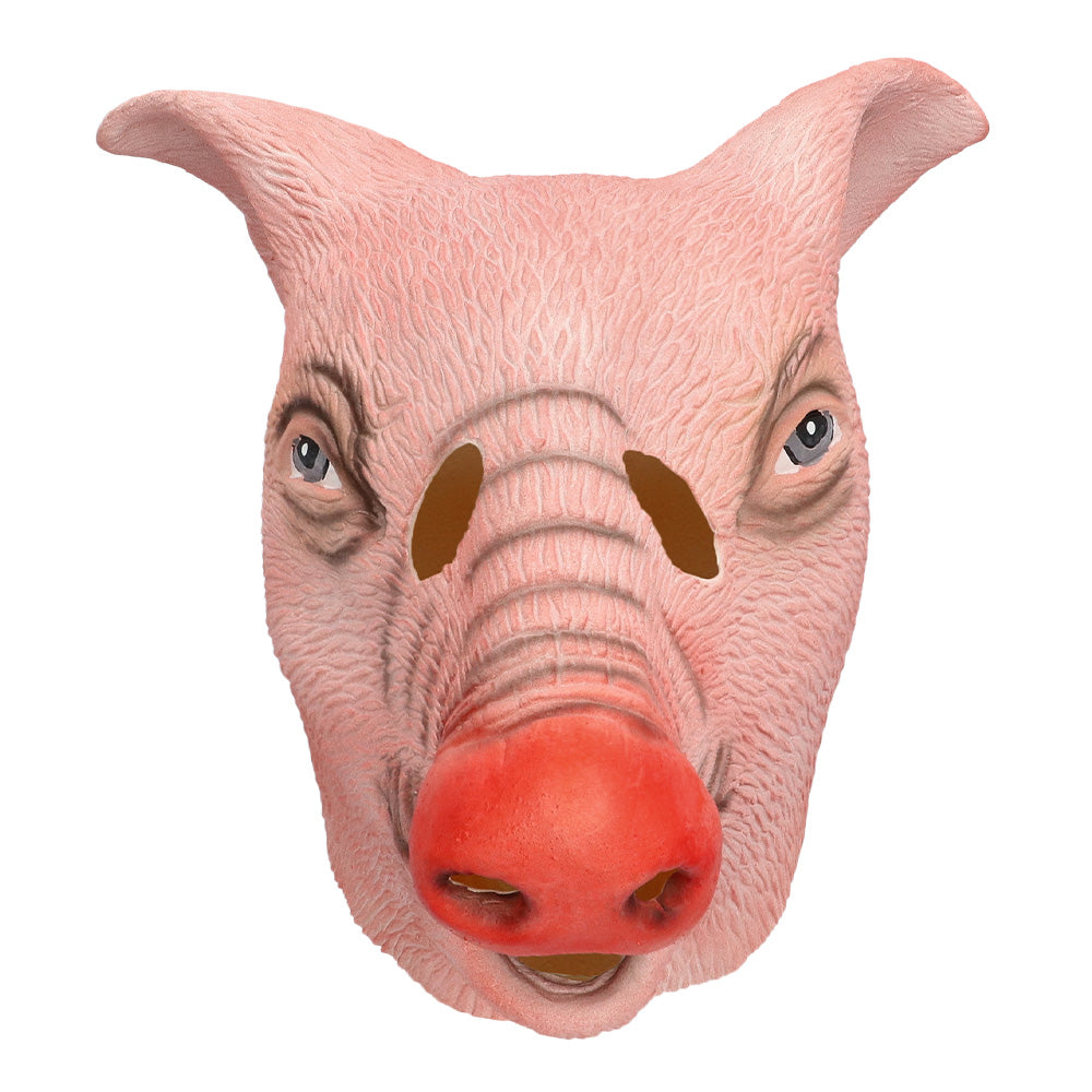 Masque de Cochon Rose Réaliste - Déguisement Adulte Halloween