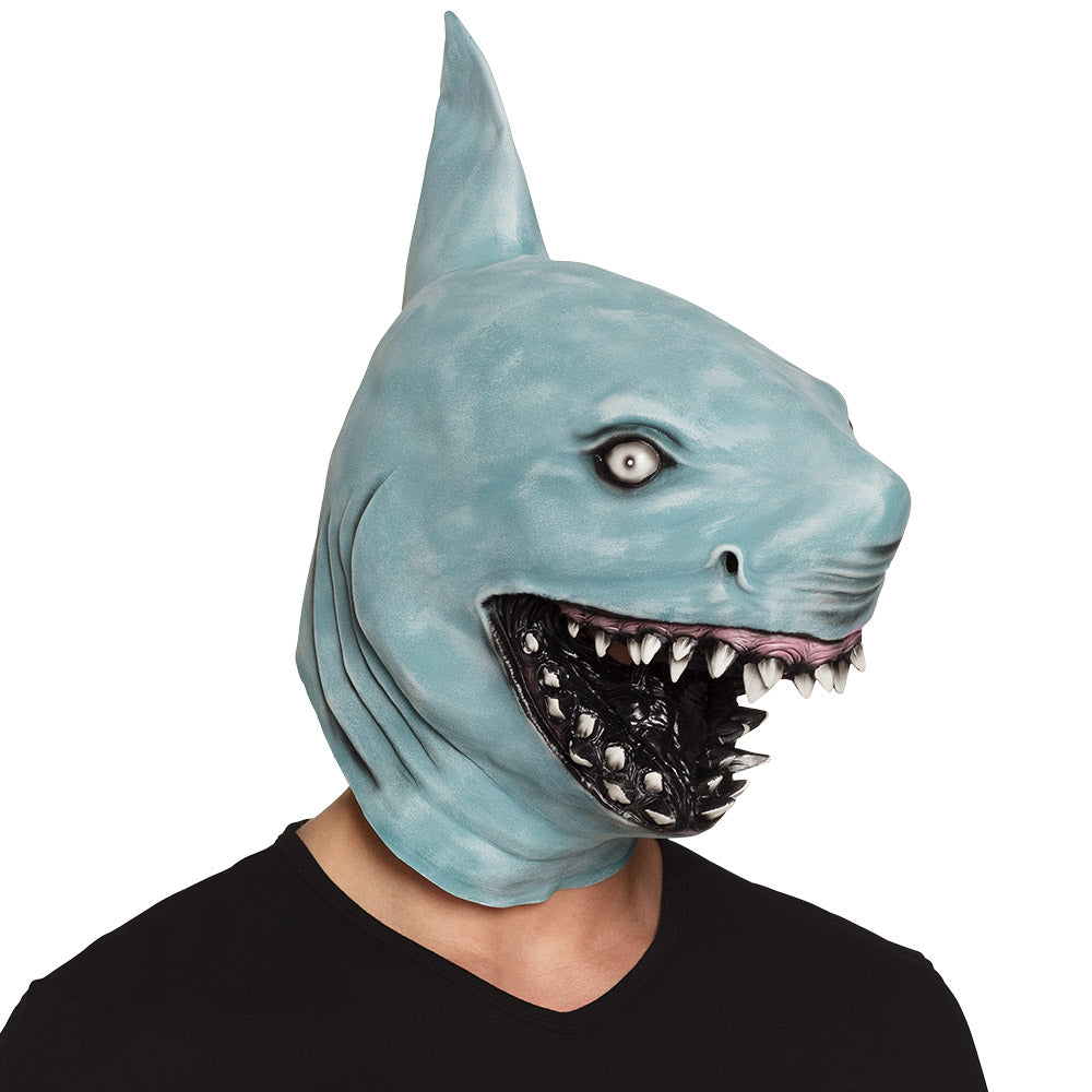 Masque Requin Bleu Terrifiante - Déguisement Halloween Adulte