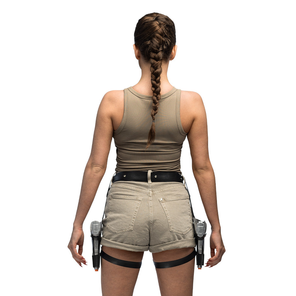 Kit Ceinture Holster Pistolet Déguisement Commando Adulte
