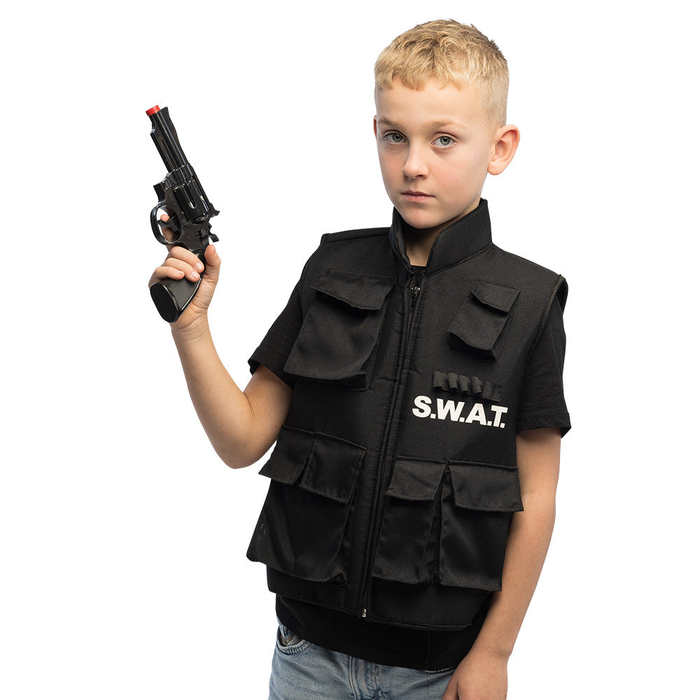 Gilet S.W.A.T. Enfant - Déguisement Tactical Noir