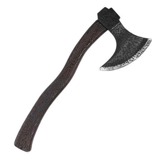 Hache Médiévale Viking Noire - Arme de Guerrier Authentique