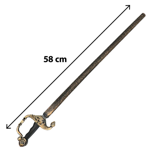 Épée Médiévale avec Fourreau - 58cm - Déguisement Chevalier