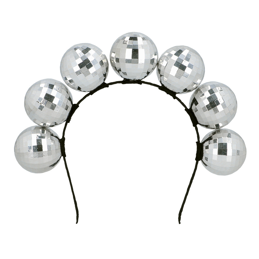 Serre-tête Boules à Facettes Disco - Accessoire Fête Brillant
