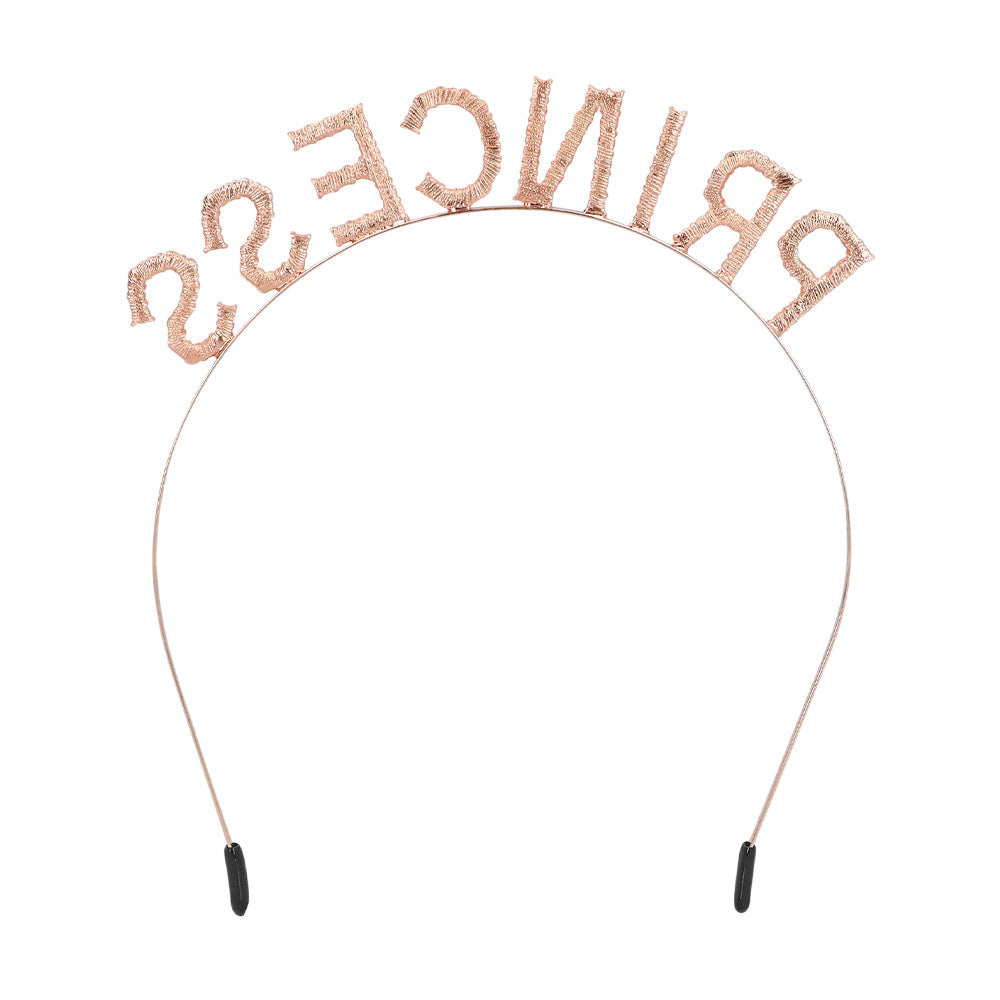 Serre-tête Princesse Paillettes Rose - Accessoire Fête