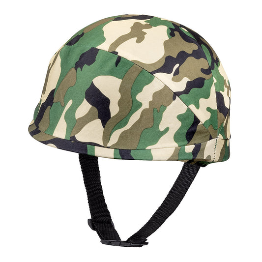 Casque Militaire Camouflage Woodland avec Housse Tissu