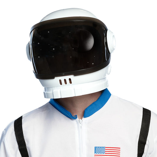 Casque Astronaute Blanc - Déguisement Cosmonaute Adulte