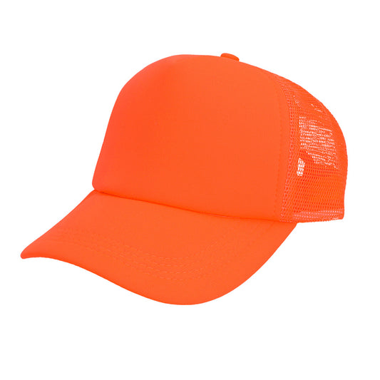 Casquette Filet Orange Fluo UV Blacklight Party