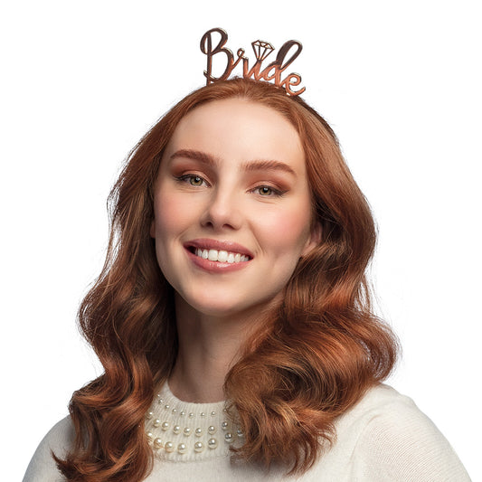 Serre-tête Bride Couleur Or Rose - Accessoire EVJF