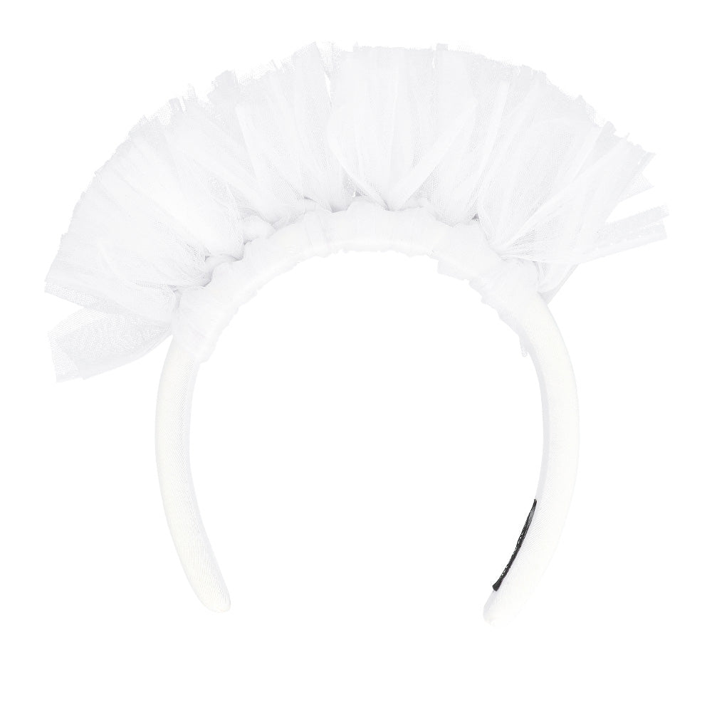 Serre-tête Bride Perlé Blanc - Accessoire Mariage Luxe