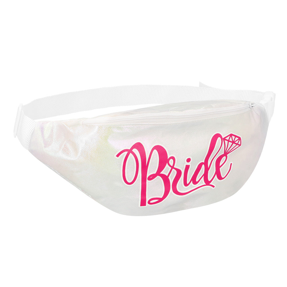 Ceinture Banane "Bride" Blanc - Accessoire EVJF Inoubliable