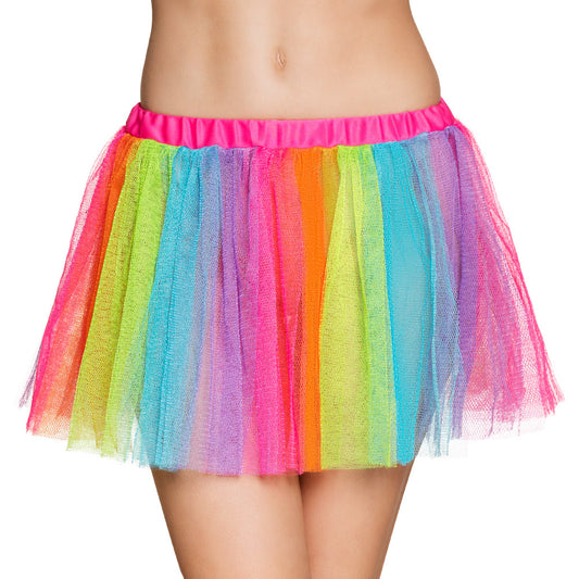 Tutu Arc-en-Ciel Multicolore Femme - Déguisement Festif