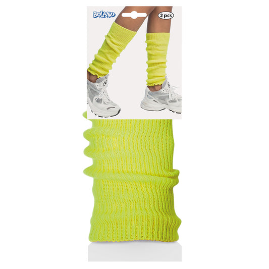 Jambières Fluo Années 80 UV Blacklight - Accessoires Disco