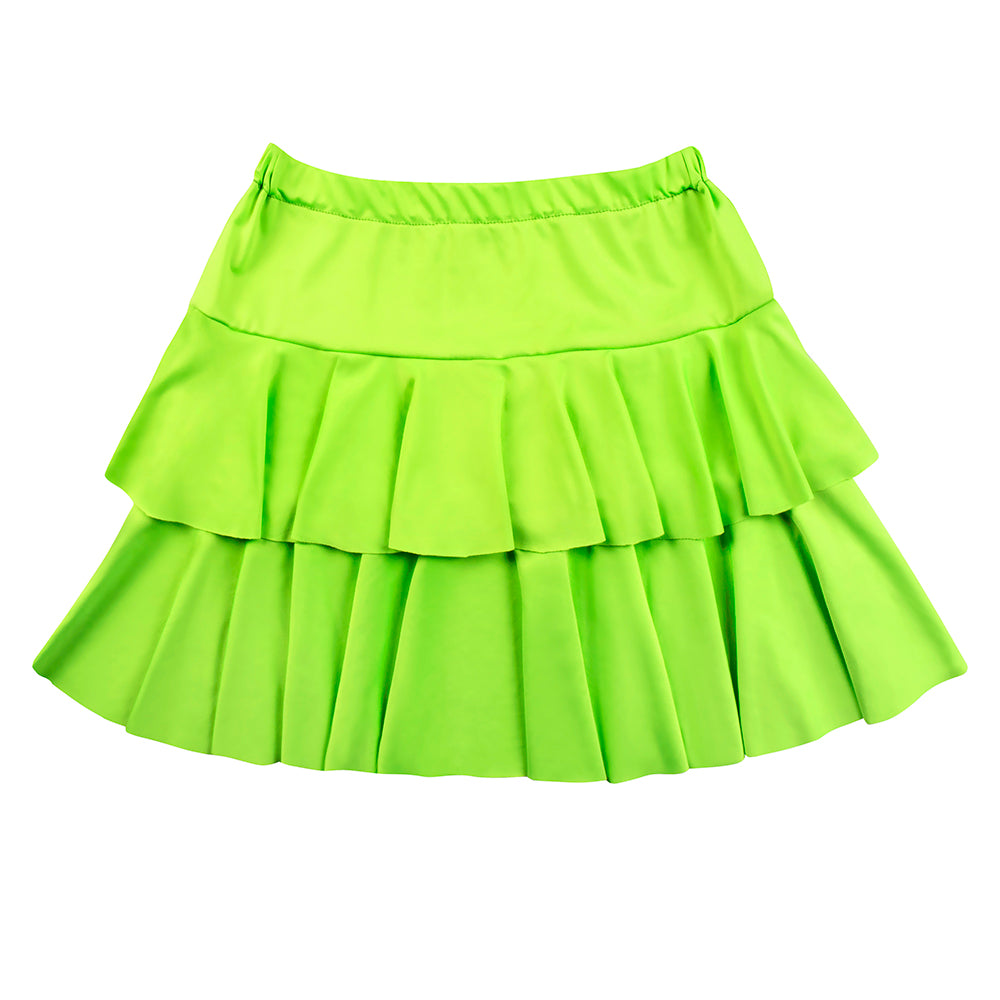 Jupe Patineuse Fluo UV Blacklight Dansante Vert Acidé