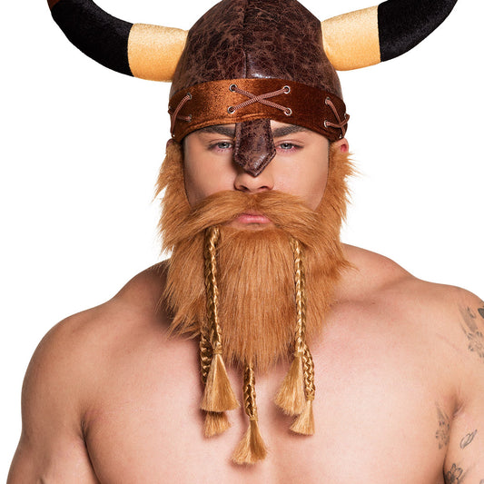 Casque Viking avec Cornes - Déguisement Guerrier Nordique