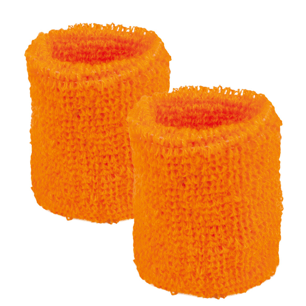 Bandeau et Poignets Éponge Orange - Accessoires Fitness & Sport