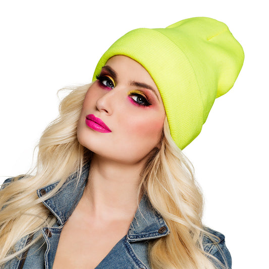 Bonnet Fluo Néon UV Blacklight - 4 Coloris Intenses