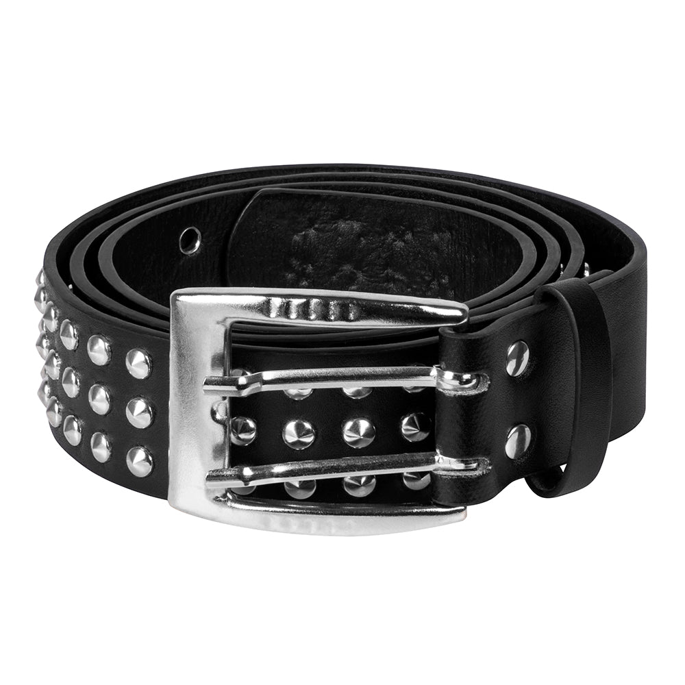 Ceinture à Clous Noire - Accessoire Rock Punk Adulte