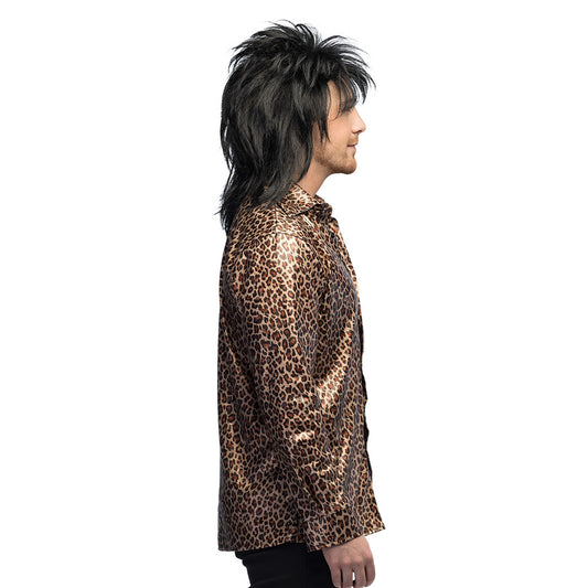 Chemise Léopard Années 80 - Déguisement Rock Disco