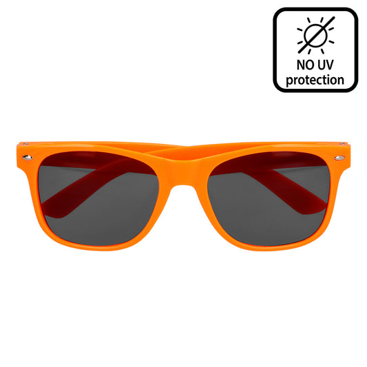 Lunettes Fluo Orange UV Blacklight - Accessoire Fête Incontournable