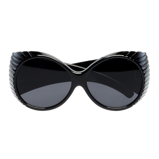 Lunettes de Soleil Rétro Oversized - Verres Noirs Teintés