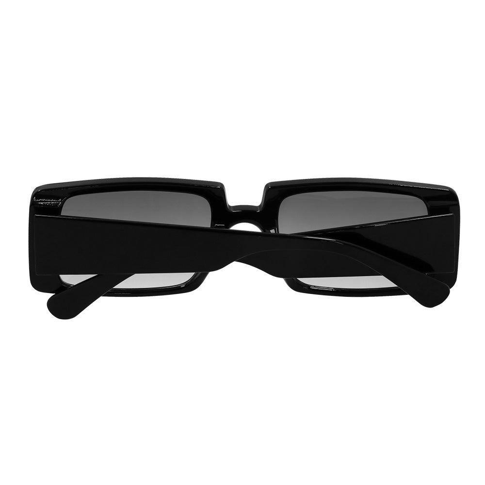 Lunettes de Soleil Noires Strass Look Rétro Mode