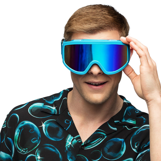 Lunettes UV Blacklight Masque Ski Holographique Disco Party