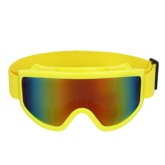 Lunettes de Ski Jaune Fluo UV Blacklight - Accessoire Années 80