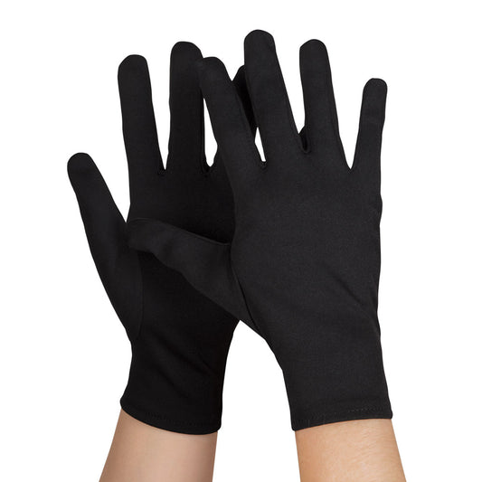 Gants noirs élégants pour déguisement et soirée costumée