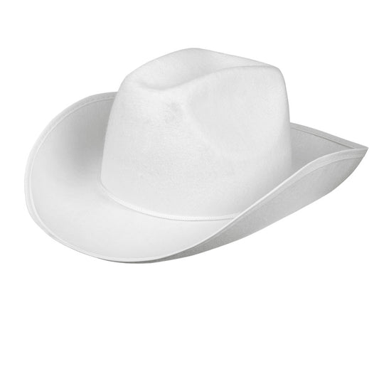 Chapeau Cowboy Blanc - Accessoire Western Authentique