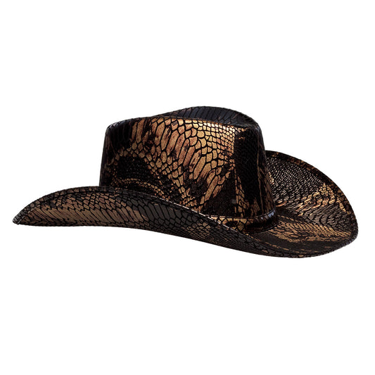 Chapeau Cowboy Noir en Filet Aéré - Accessoire Western