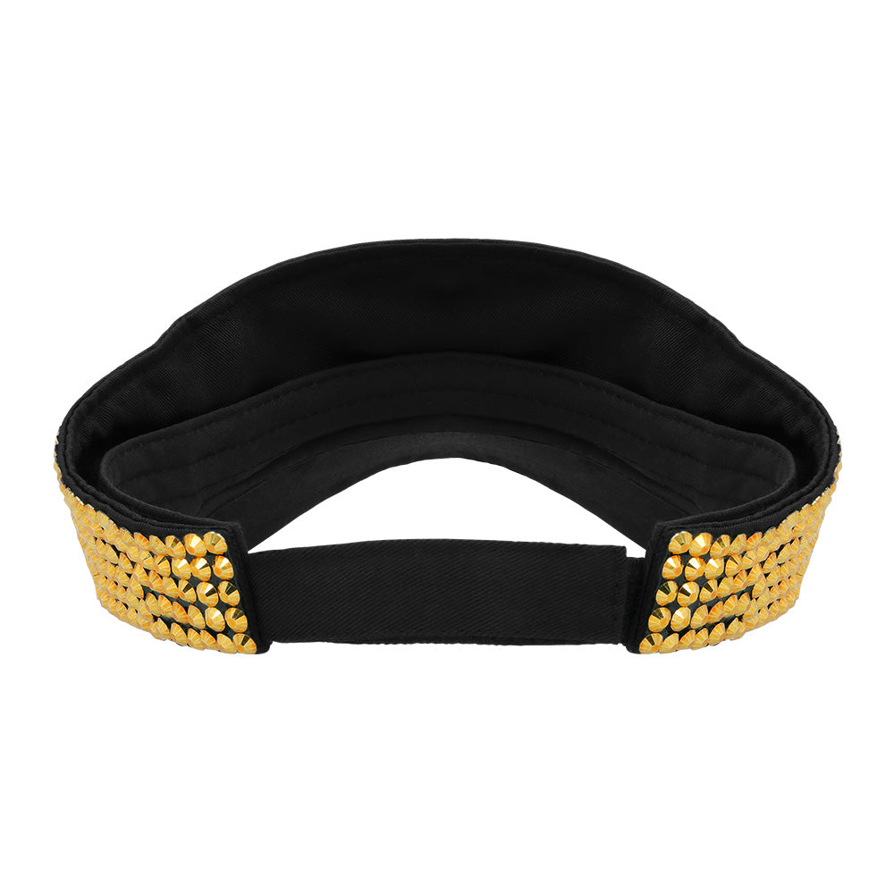 Casquette Sequins Or Paillettes - Accessoire Disco Party Chic