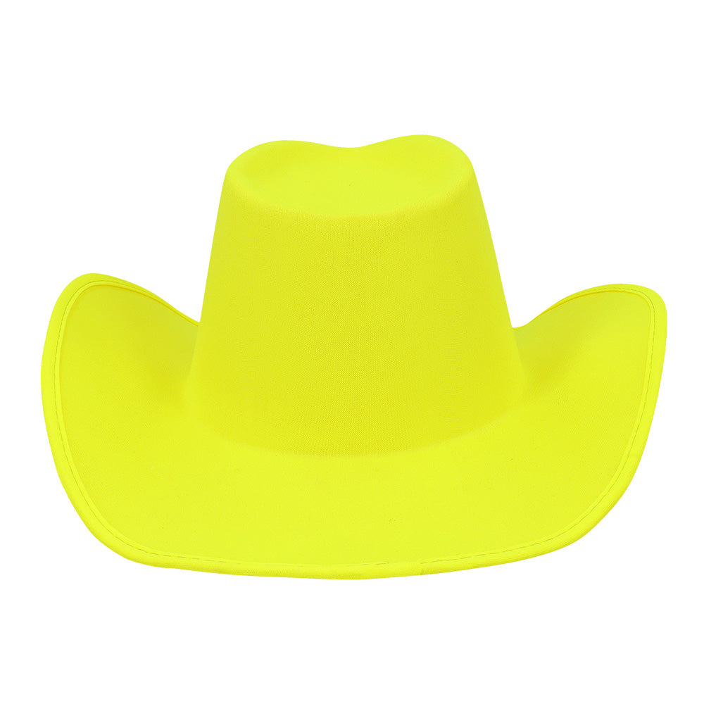 Chapeau Cowboy Néon UV Blacklight Fluo Adulte