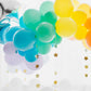 10 Ballons en latex pastel turquoise 26 cm