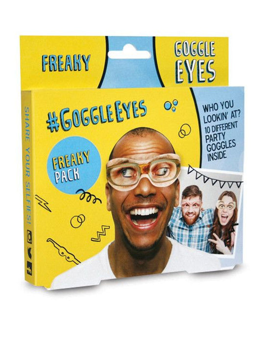 10 Paires de lunettes en carton Goggle Eyes