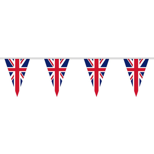 Guirlande Drapeaux Union Jack 20x30cm - Décoration Britannique