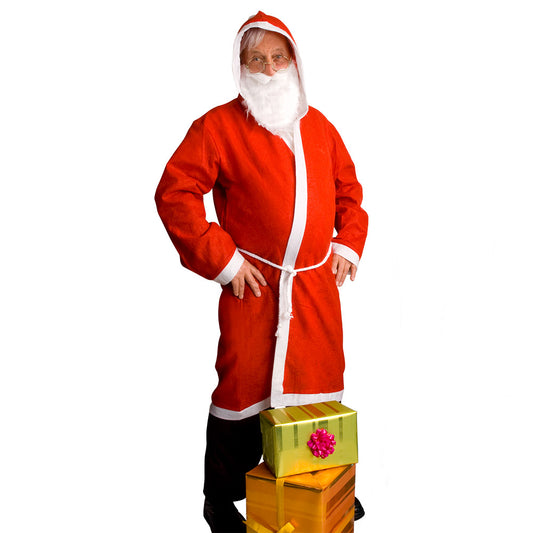 Déguisement Père Noël Complet avec Barbe et Bonnet