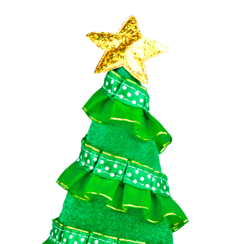 Serre-tête Sapin de Noël Vert avec Étoile Dorée