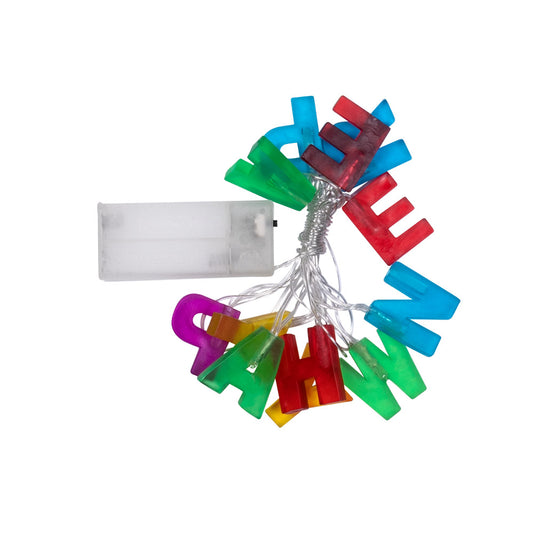 Guirlande LED Happy New Year Multicolore - 3,5m