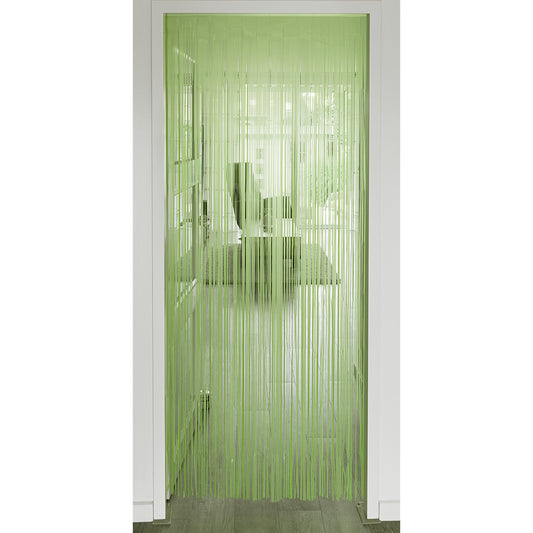 Rideau Lamelles Vert Fluo UV Blacklight 2x1m