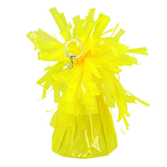 Pompon Talon Jaune Fluo - Accessoire Déguisement Fête