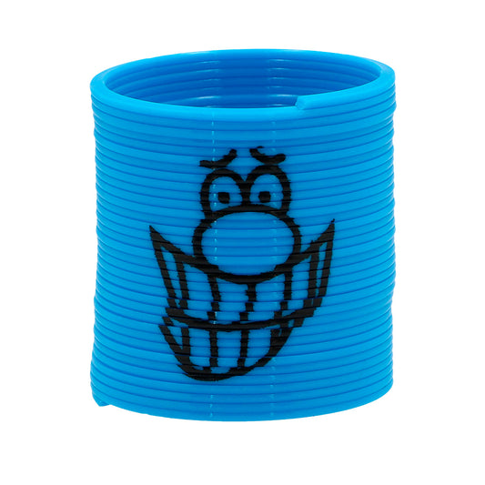 Ressorts Smiley colorés - Lot de 6 jouets rétro années 80