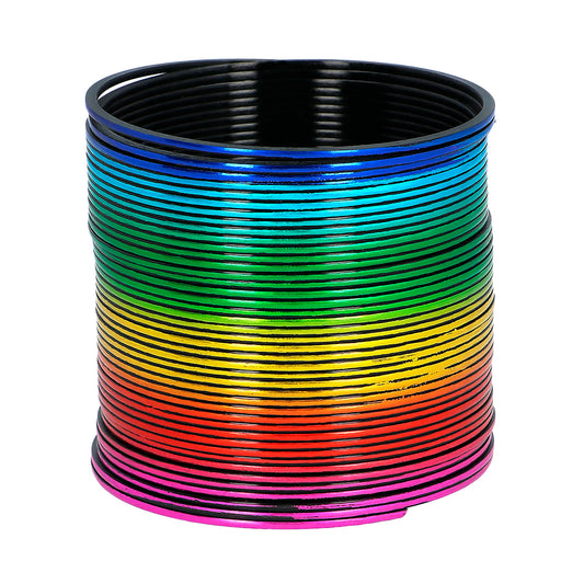 Bracelets Ressort Multicolores Arc-en-Ciel - Set 12 Pièces