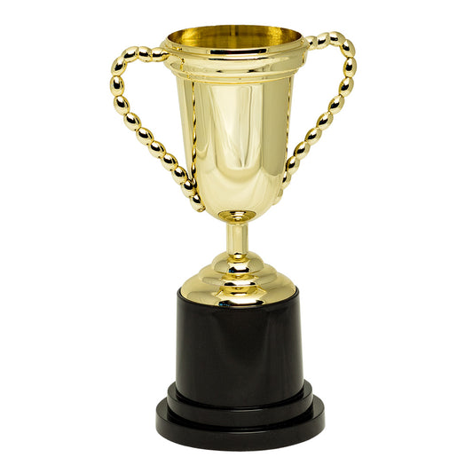 Trophée Doré avec Poignées Chaîne et Base Noire