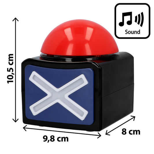 Buzzer de Fête Party Buzzer avec Bouton Rouge et Son