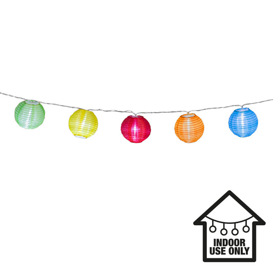 Guirlande Lanterne Colorée 10 LED - Décoration Intérieur