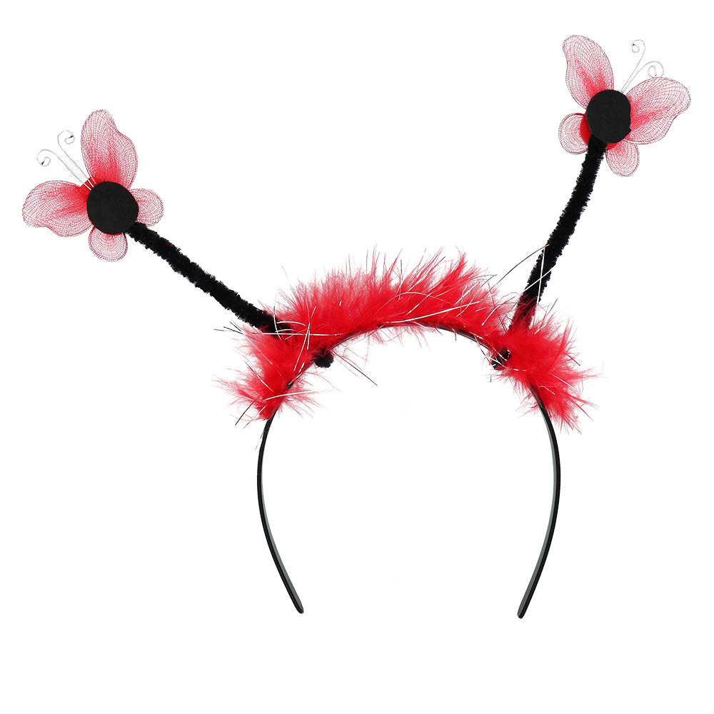 Serre-tête Coccinelle Pailletées - Accessoire Déguisement Enfant