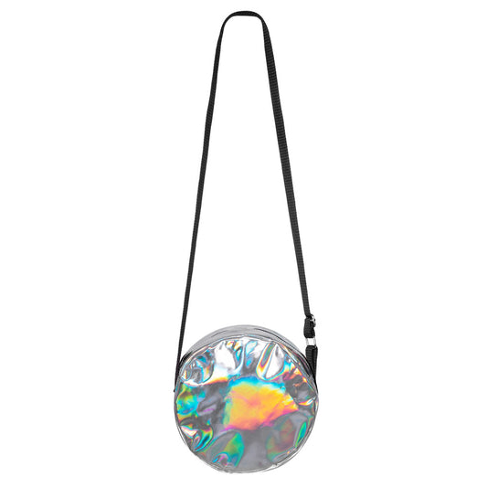 Sac à bandoulière holographique rond - Accessoire festival futuriste
