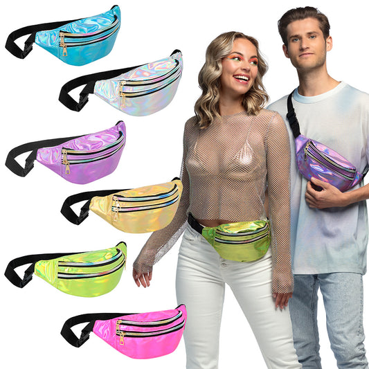 Sac Banane Holographique Néon - Accessoire Rave et Festival