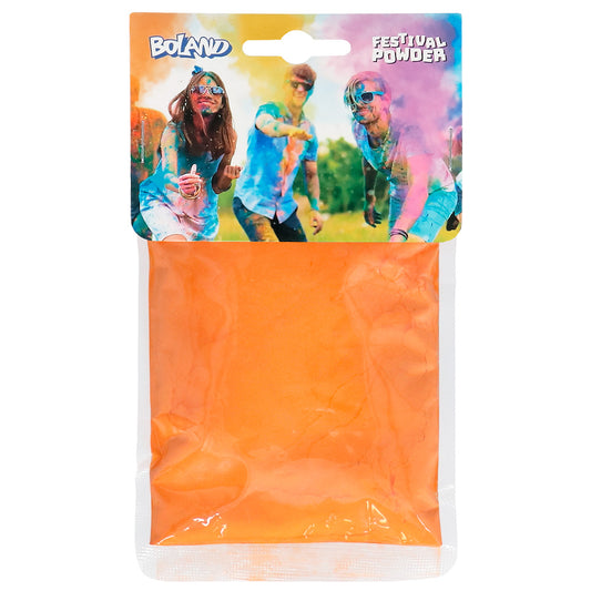 Poudre Festival Orange Fluo - Accessoire Fête et Événement