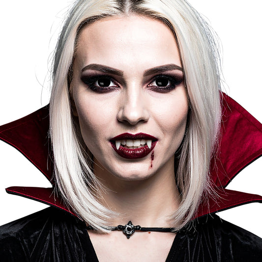 Lentilles de Contact Sclera Vampire Noires - Déguisement Halloween